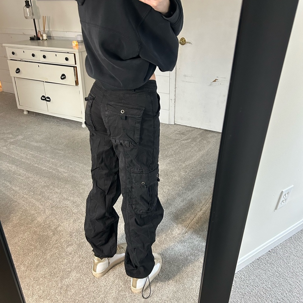 Black Cargo Pants - Picture 2 of 4